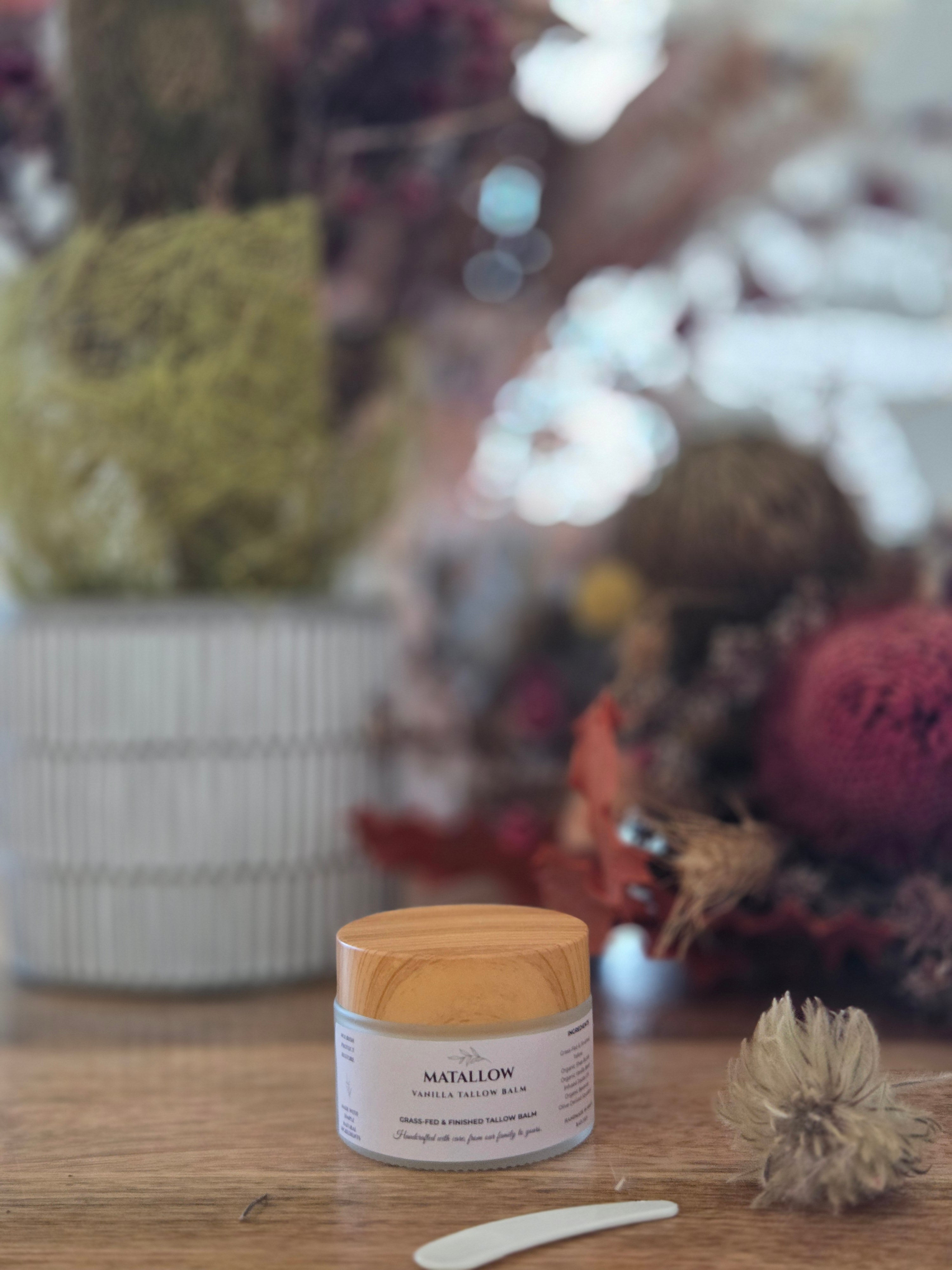 Vanilla Bean Tallow Balm – Concentrated Skin Superfood 50g